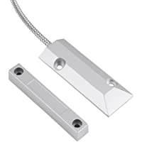 Jingyi Contacto magnético- Puerta- Ventana Sensor magnético de Contacto con Cable Interruptor Detector para Alarma de…